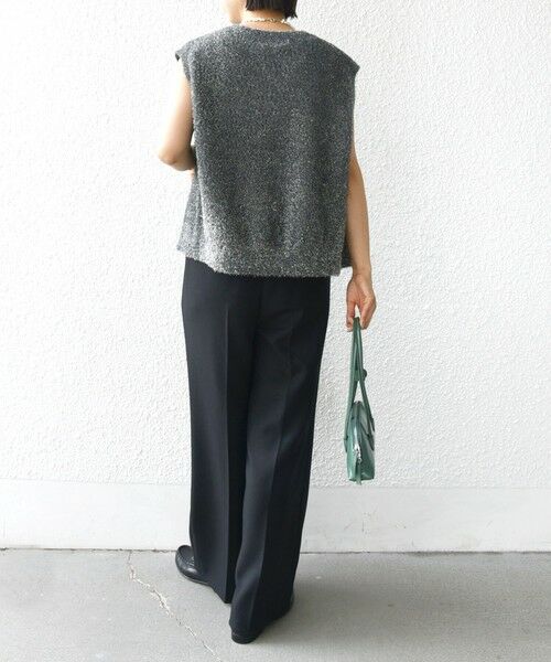 SHIPS / シップス ベスト | 〈手洗い可能〉ラメ ニット ベスト | 詳細3