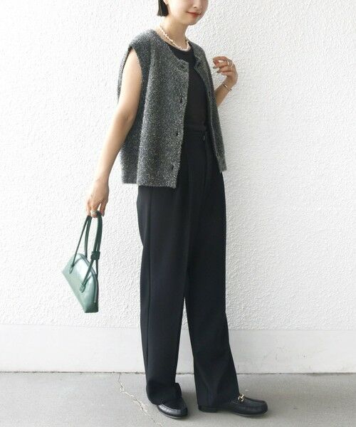 SHIPS / シップス ベスト | 〈手洗い可能〉ラメ ニット ベスト | 詳細4