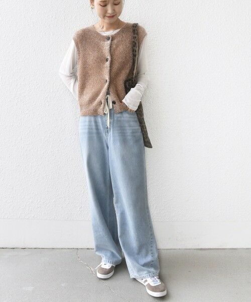 SHIPS / シップス ベスト | 〈手洗い可能〉ラメ ニット ベスト | 詳細13