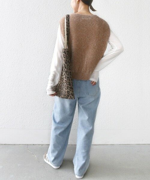 SHIPS / シップス ベスト | 〈手洗い可能〉ラメ ニット ベスト | 詳細14