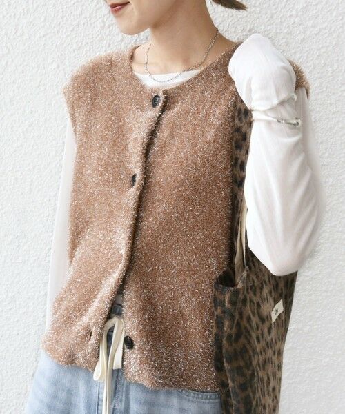 SHIPS / シップス ベスト | 〈手洗い可能〉ラメ ニット ベスト | 詳細16
