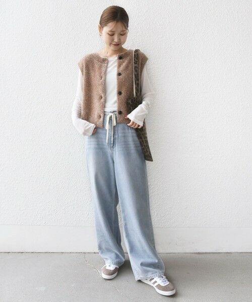 SHIPS / シップス ベスト | 〈手洗い可能〉ラメ ニット ベスト | 詳細21