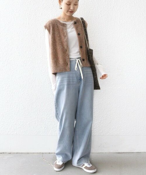 SHIPS / シップス ベスト | 〈手洗い可能〉ラメ ニット ベスト | 詳細22