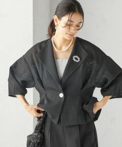 SHIPS / シップス テーラードジャケット | troisiemeCHACO:〈洗濯機可能〉メッシュ 半袖 ジャケット