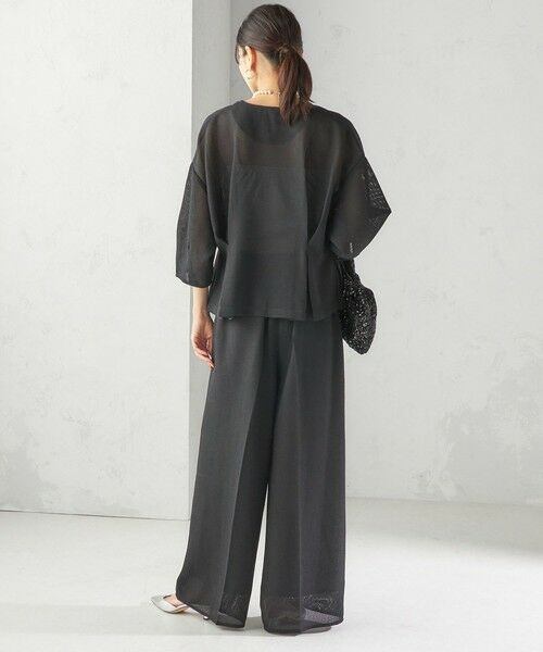 SHIPS / シップス テーラードジャケット | troisiemeCHACO:〈洗濯機可能〉メッシュ 半袖 ジャケット | 詳細3