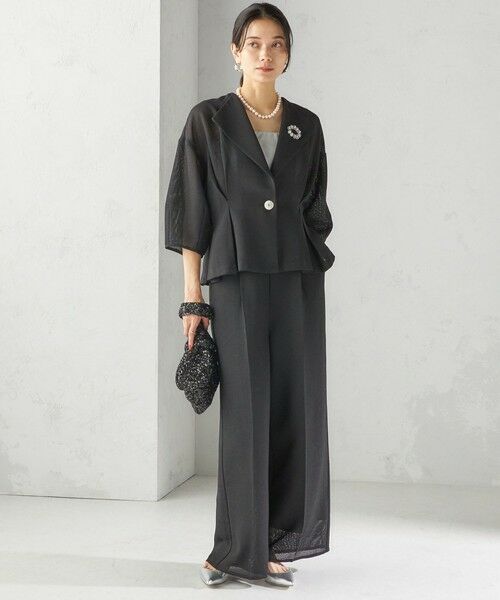 SHIPS / シップス テーラードジャケット | troisiemeCHACO:〈洗濯機可能〉メッシュ 半袖 ジャケット | 詳細5