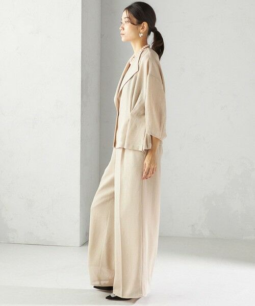 SHIPS / シップス テーラードジャケット | troisiemeCHACO:〈洗濯機可能〉メッシュ 半袖 ジャケット | 詳細15