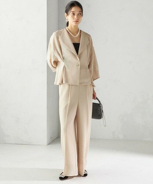 SHIPS / シップス テーラードジャケット | troisiemeCHACO:〈洗濯機可能〉メッシュ 半袖 ジャケット | 詳細18