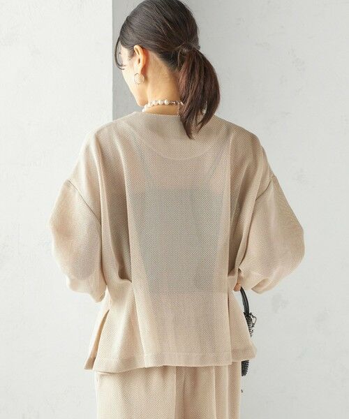 SHIPS / シップス テーラードジャケット | troisiemeCHACO:〈洗濯機可能〉メッシュ 半袖 ジャケット | 詳細21