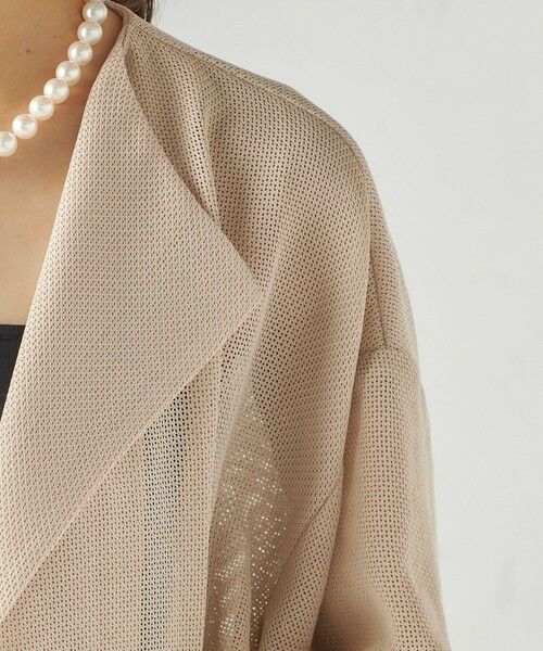 SHIPS / シップス テーラードジャケット | troisiemeCHACO:〈洗濯機可能〉メッシュ 半袖 ジャケット | 詳細25