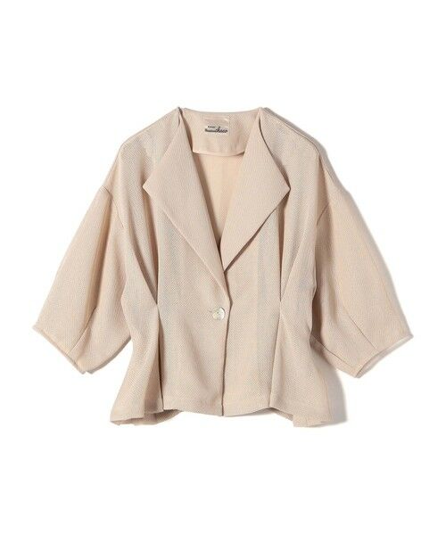 SHIPS / シップス テーラードジャケット | troisiemeCHACO:〈洗濯機可能〉メッシュ 半袖 ジャケット | 詳細26