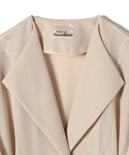 SHIPS / シップス テーラードジャケット | troisiemeCHACO:〈洗濯機可能〉メッシュ 半袖 ジャケット | 詳細28