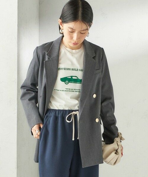 SHIPS / シップス テーラードジャケット | 《一部追加予約》ウール ギャバジン ダブル ブレスト ジャケット | 詳細11