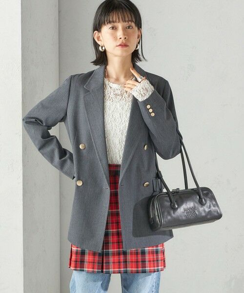 SHIPS / シップス テーラードジャケット | 《一部追加予約》ウール ギャバジン ダブル ブレスト ジャケット | 詳細13