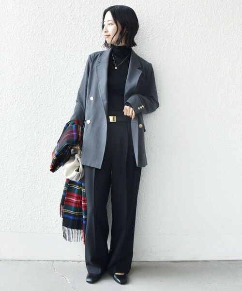 SHIPS / シップス テーラードジャケット | 《一部追加予約》ウール ギャバジン ダブル ブレスト ジャケット | 詳細15