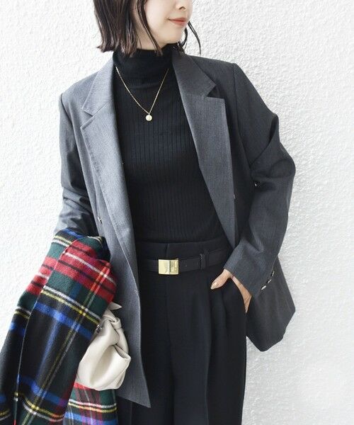 SHIPS / シップス テーラードジャケット | 《一部追加予約》ウール ギャバジン ダブル ブレスト ジャケット | 詳細16