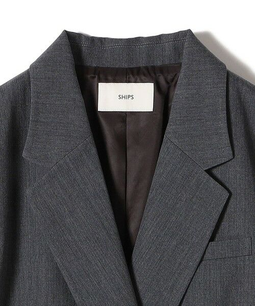 SHIPS / シップス テーラードジャケット | 《一部追加予約》ウール ギャバジン ダブル ブレスト ジャケット | 詳細20
