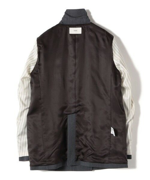SHIPS / シップス テーラードジャケット | 《一部追加予約》ウール ギャバジン ダブル ブレスト ジャケット | 詳細25