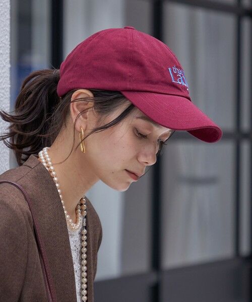 SHIPS / シップス サンバイザー | that Lady ロゴ キャップ | 詳細16