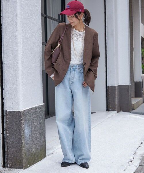 SHIPS / シップス サンバイザー | that Lady ロゴ キャップ | 詳細17