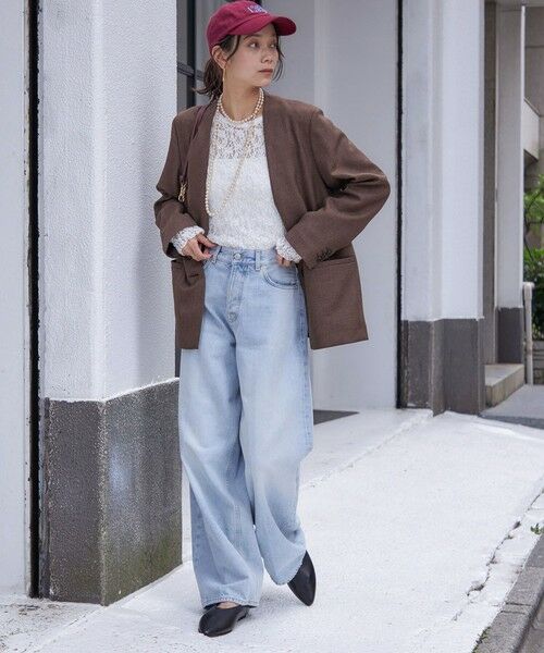 SHIPS / シップス サンバイザー | that Lady ロゴ キャップ | 詳細18