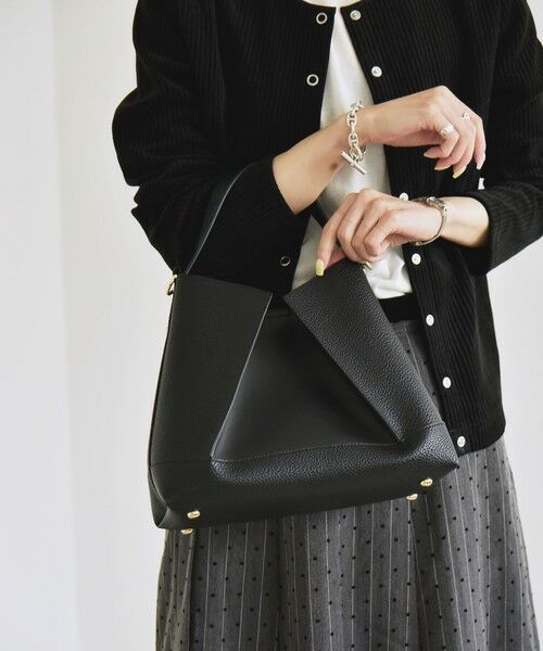 SHIPS / シップス ショルダーバッグ | 《一部追加予約》quaranciel: 2way コンビ ワンハンドル ショルダー バッグ | 詳細1