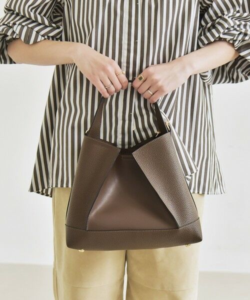 SHIPS / シップス ショルダーバッグ | 《一部追加予約》quaranciel: 2way コンビ ワンハンドル ショルダー バッグ | 詳細10