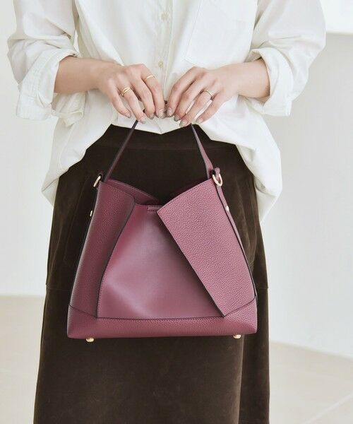 SHIPS / シップス ショルダーバッグ | 《一部追加予約》quaranciel: 2way コンビ ワンハンドル ショルダー バッグ | 詳細24