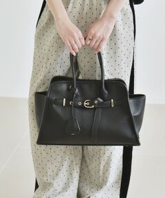 SHIPS / シップス トートバッグ | quaranciel: 2way 金具 ベルト スクエア トート バッグ（A4対応）