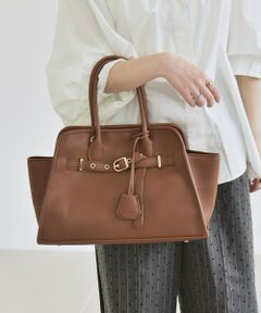 SHIPS / シップス トートバッグ | quaranciel: 2way 金具 ベルト スクエア トート バッグ（A4対応）