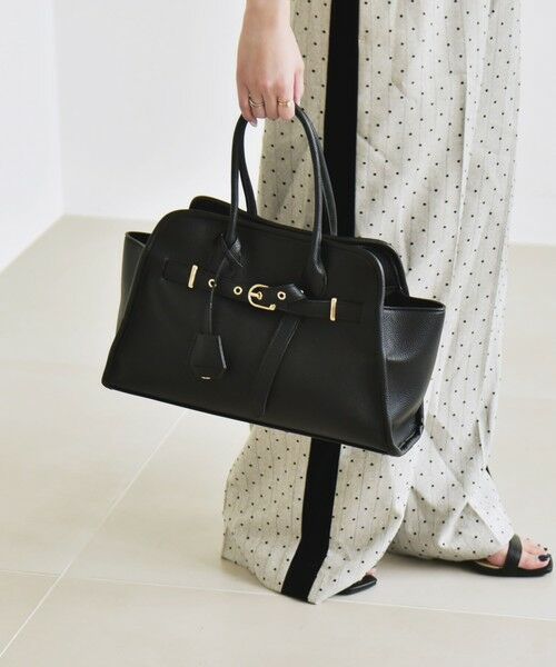 SHIPS / シップス トートバッグ | quaranciel: 2way 金具 ベルト スクエア トート バッグ（A4対応） | 詳細12