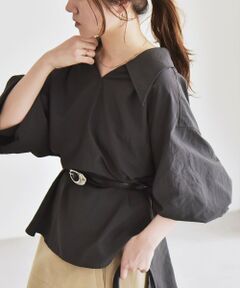 SHIPS / シップス シャツ・ブラウス | quaranciel: ナイロン タスラン ビッグカラー シャツ ブラウス