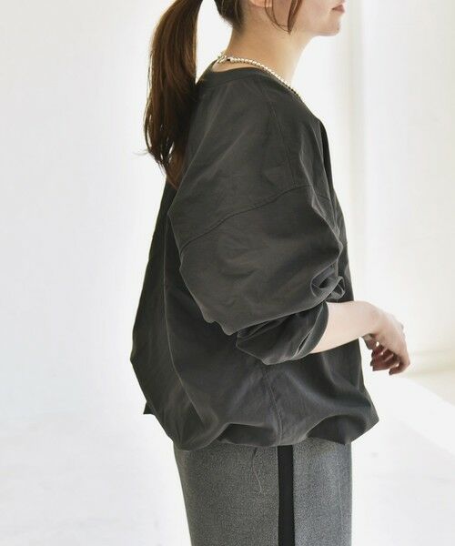 SHIPS / シップス その他トップス | quaranciel:〈多機能/洗濯機可能〉ナイロン タスラン ドロスト ルーズ プルオーバー | 詳細16