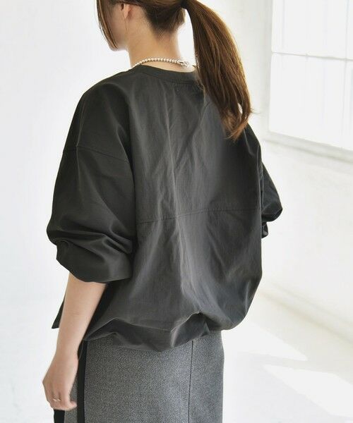 SHIPS / シップス その他トップス | quaranciel:〈多機能/洗濯機可能〉ナイロン タスラン ドロスト ルーズ プルオーバー | 詳細18