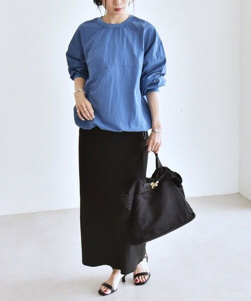 SHIPS / シップス その他トップス | quaranciel:〈多機能/洗濯機可能〉ナイロン タスラン ドロスト ルーズ プルオーバー | 詳細22