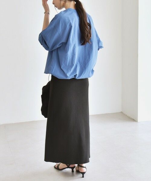 SHIPS / シップス その他トップス | quaranciel:〈多機能/洗濯機可能〉ナイロン タスラン ドロスト ルーズ プルオーバー | 詳細23