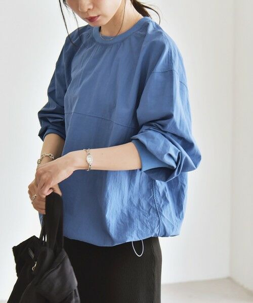 SHIPS / シップス その他トップス | quaranciel:〈多機能/洗濯機可能〉ナイロン タスラン ドロスト ルーズ プルオーバー | 詳細26