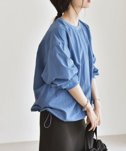 SHIPS / シップス その他トップス | quaranciel:〈多機能/洗濯機可能〉ナイロン タスラン ドロスト ルーズ プルオーバー | 詳細27