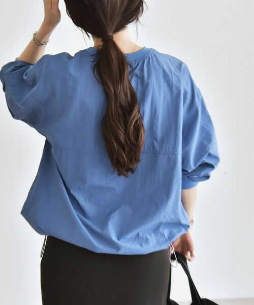 SHIPS / シップス その他トップス | quaranciel:〈多機能/洗濯機可能〉ナイロン タスラン ドロスト ルーズ プルオーバー | 詳細28