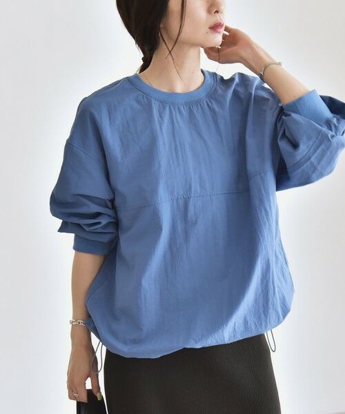 SHIPS / シップス その他トップス | quaranciel:〈多機能/洗濯機可能〉ナイロン タスラン ドロスト ルーズ プルオーバー | 詳細29