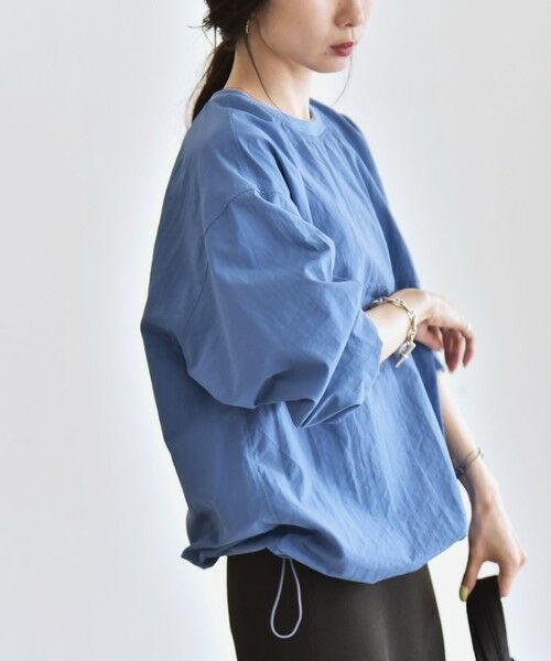 SHIPS / シップス その他トップス | quaranciel:〈多機能/洗濯機可能〉ナイロン タスラン ドロスト ルーズ プルオーバー | 詳細30