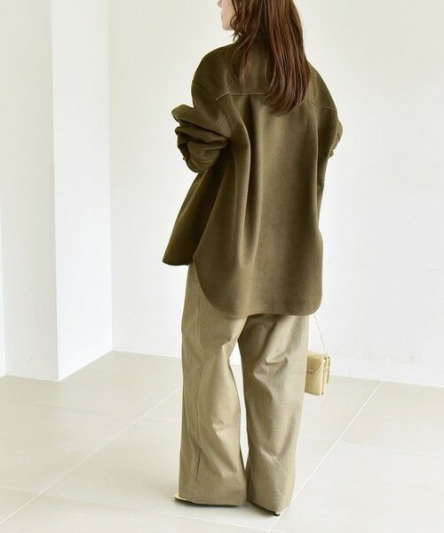 SHIPS / シップス その他アウター | quaranciel: ジャージー メルトン パイピング CPO ビッグ シャツ ジャケット | 詳細13