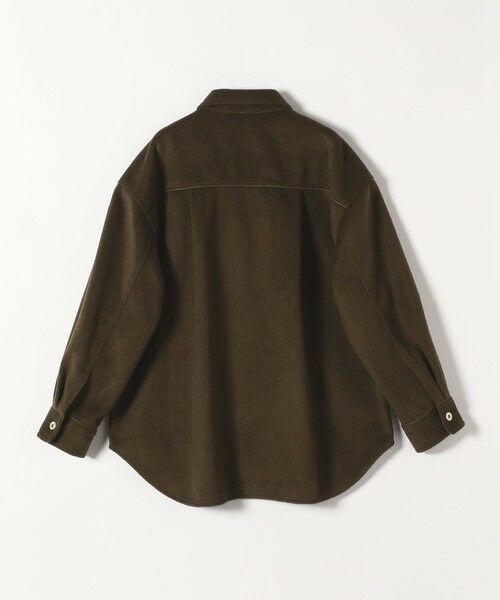 SHIPS / シップス その他アウター | quaranciel: ジャージー メルトン パイピング CPO ビッグ シャツ ジャケット | 詳細22