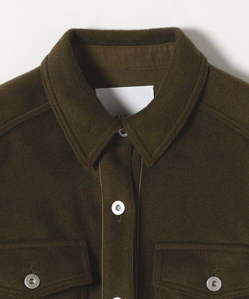 SHIPS / シップス その他アウター | quaranciel: ジャージー メルトン パイピング CPO ビッグ シャツ ジャケット | 詳細23