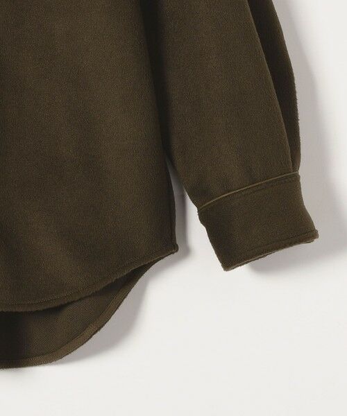 SHIPS / シップス その他アウター | quaranciel: ジャージー メルトン パイピング CPO ビッグ シャツ ジャケット | 詳細24