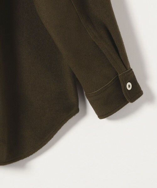 SHIPS / シップス その他アウター | quaranciel: ジャージー メルトン パイピング CPO ビッグ シャツ ジャケット | 詳細25