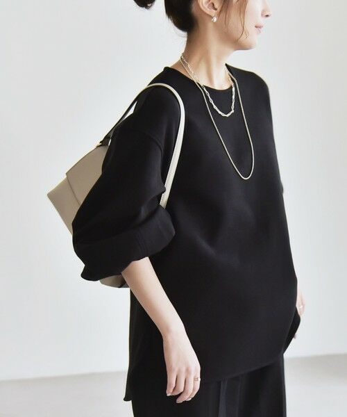 SHIPS / シップス スウェット | quaranciel:〈洗濯機可能〉ポンチ ボリュームスリーブ ビッグ スウェット プルオーバー | 詳細12