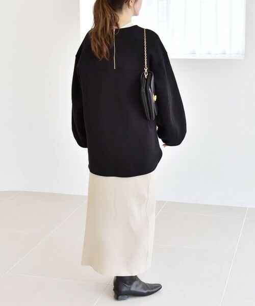 SHIPS / シップス スウェット | quaranciel:〈洗濯機可能〉ポンチ ボリュームスリーブ ビッグ スウェット プルオーバー | 詳細2