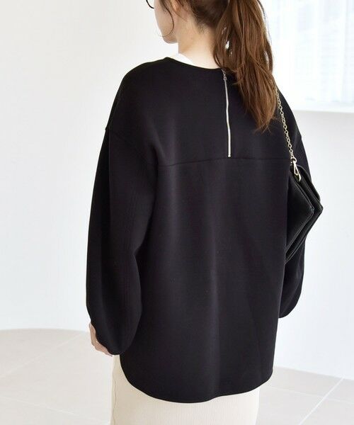 SHIPS / シップス スウェット | quaranciel:〈洗濯機可能〉ポンチ ボリュームスリーブ ビッグ スウェット プルオーバー | 詳細5