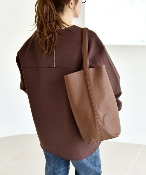 SHIPS / シップス スウェット | quaranciel:〈洗濯機可能〉ポンチ ボリュームスリーブ ビッグ スウェット プルオーバー | 詳細19